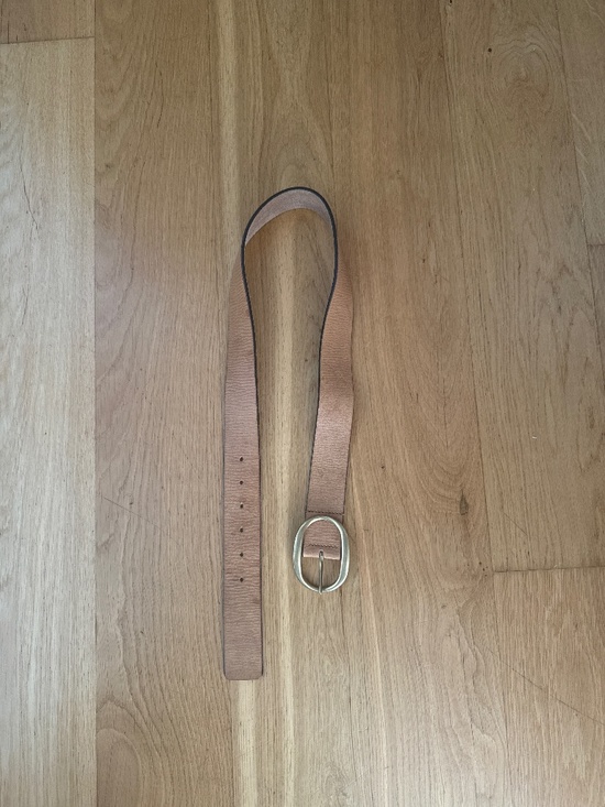 Isabel Marant tan leather belt